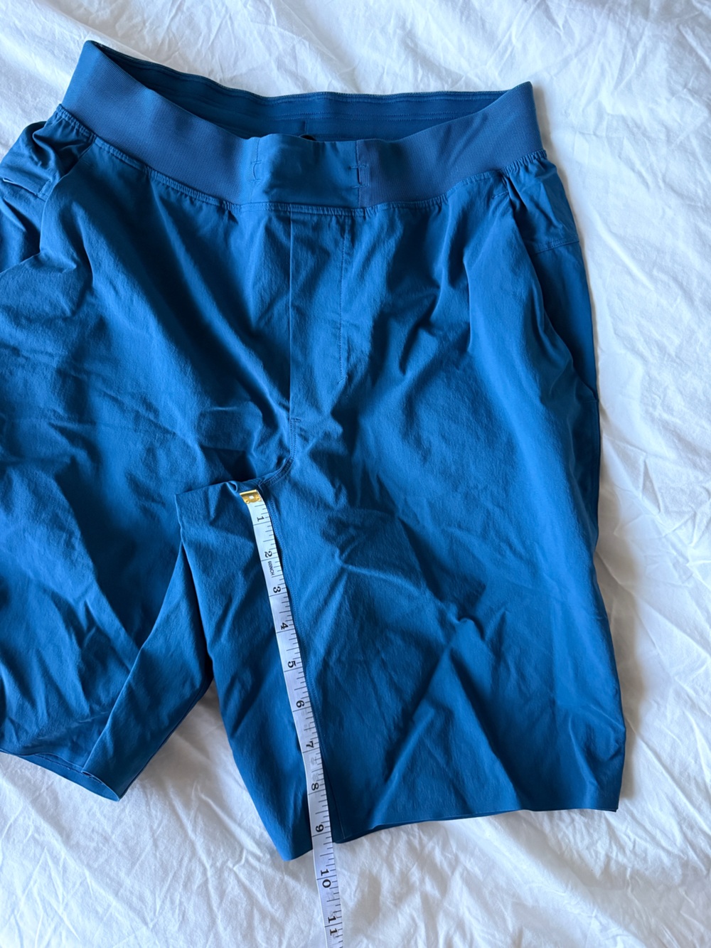 lululemon athletica Men's Deep Teal Blue Athletic Shorts
